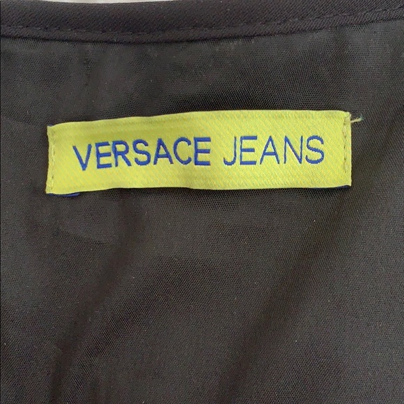 VERSACE JEANS COLLECTION NAVY BLUE SEQUIN DRESS - Picture 9 of 11